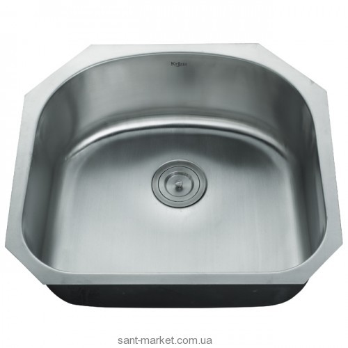Мийка для кухні асиметрична (нестандартна) Kraus врізна нержавіюча сталь хром KBU-10