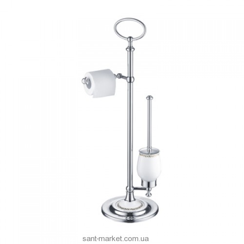 Kraus APOLLO Ершик для туалета напольный KEA-16558CH