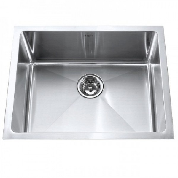 Мийка для кухні прямокутна Kraus Precision під стільницю нержавіюча сталь хром KHU101-23