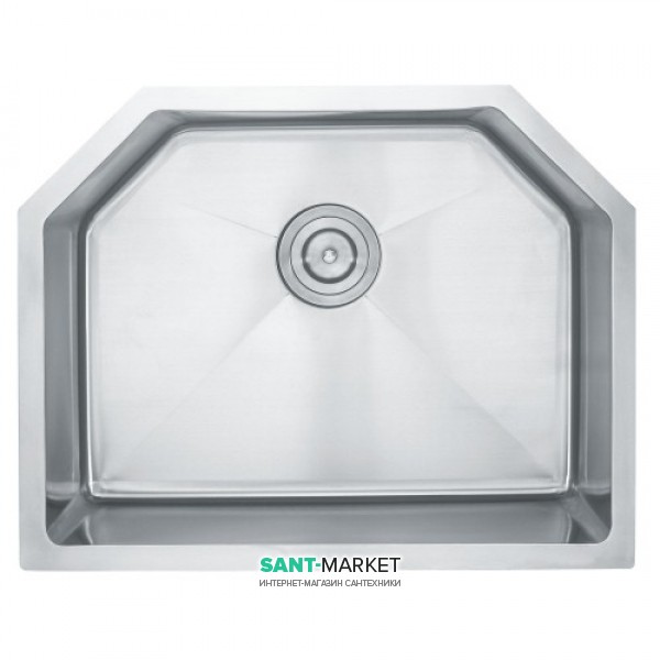 Мойка для кухни асимметричная Kraus Precision под столешницу нержавеющая сталь хром KHU122-23