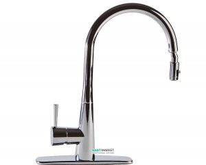 Смеситель для кухни с выдвижной лейкой Kraus однорычажный KPF-2240