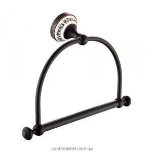 Настенный держатель для полотенец Kraus Apollo тёмный шоколад KEA-16525-ORB