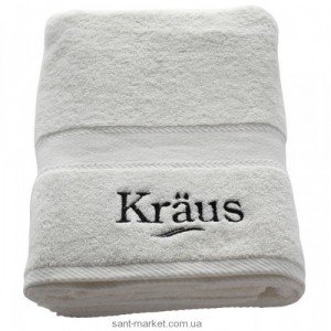 Kraus APOLLO Лазневе біле махровий рушник