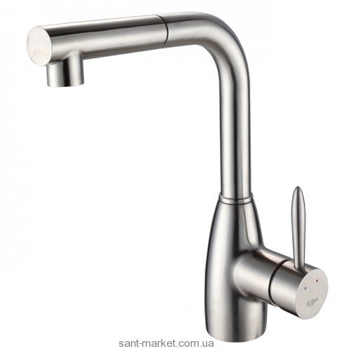 Змішувач для кухні з висувною лійкою Kraus змішувач нержавіюча сталь KPF-2140