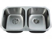 Мойка для кухни прямоугольная Kraus Premier под столешницу нержавеющая сталь хром KBU22