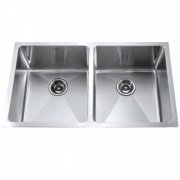 Мийка для кухні прямокутна Kraus Precision під стільницю нержавіюча сталь хром KHU102-33