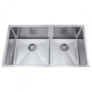 Мойка для кухни прямоугольная Kraus Precision под столешницу нержавеющая сталь  хром KHU103-33