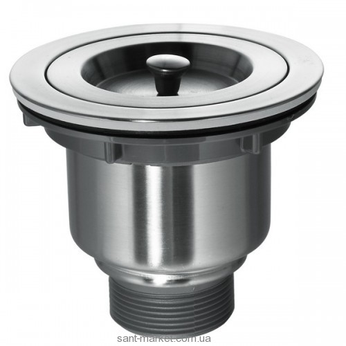Сливной клапан кухонной мойки Kraus с корзинкой нержавеющая сталь BST-1