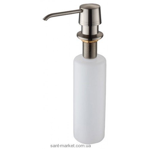 Диспенсер для жидкого мыла Kraus латунь/пластик сатин KSD-30SN