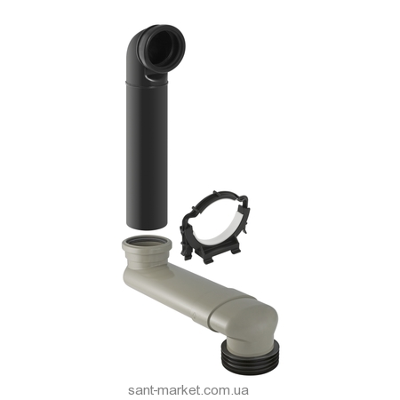 Geberit Monolith фановый отвод для напольной установки унитаза с S-отводом 131.088.29.1