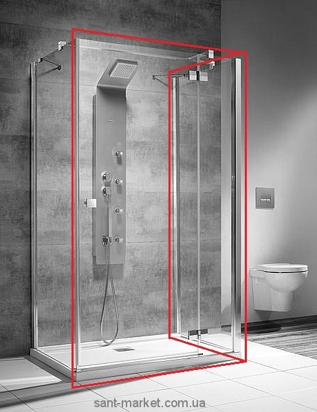 Душевая кабина Radaway EOS Almatea KDJ+S 80х100х195 без поддона 31552-01-01R1