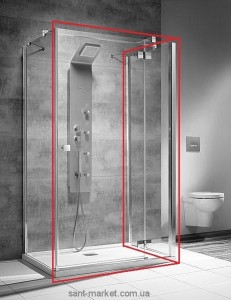 Душевая кабина Radaway EOS Almatea KDJ+S 80х120х195 без поддона 31542-01-01R1