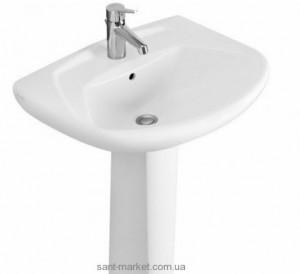 Раковина для ванної на п'єдестал Villeroy & Boch колекція Omnia classic біла 71226201
