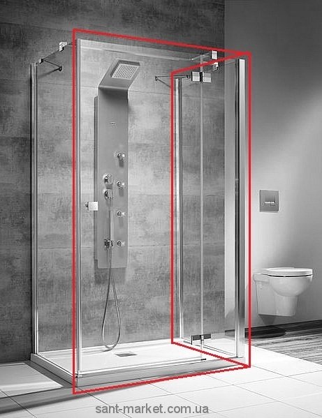 Душова кабіна Radaway EOS Almatea KDJ + S 90х80х195 без піддону 31555-01-01R1