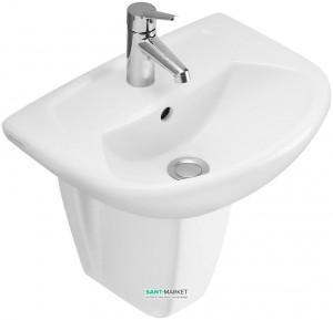 Раковина для ванной подвесная Villeroy&Boch коллекция Omnia classic белая 73264801
