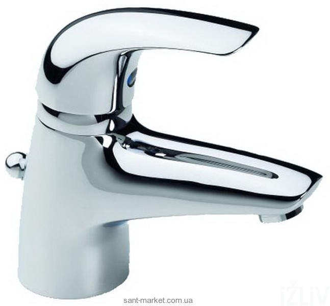 Смеситель для раковины однорычажный с донным клапаном Oras колекция Vienda хром 1704F