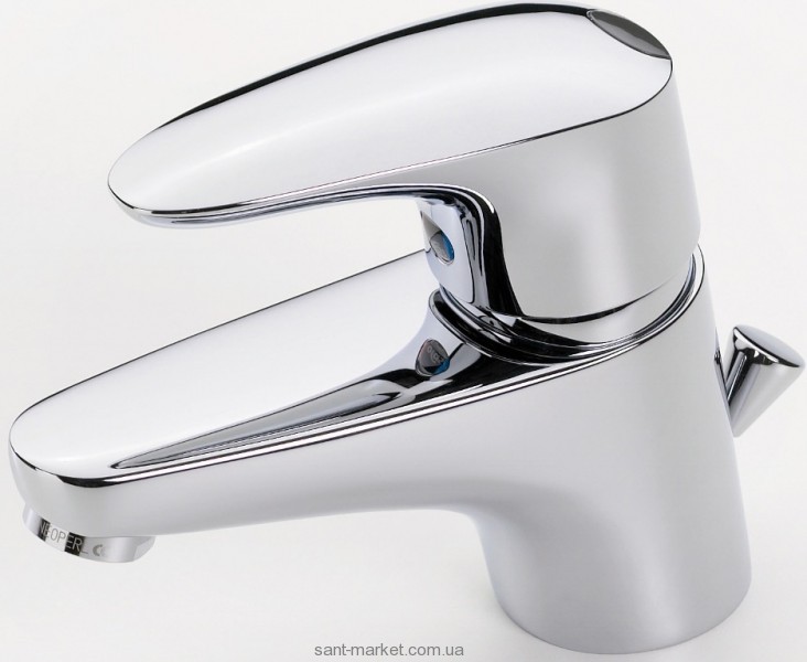 Смеситель для раковины однорычажный с донным клапаном Oras колекция Vega хром 1800F