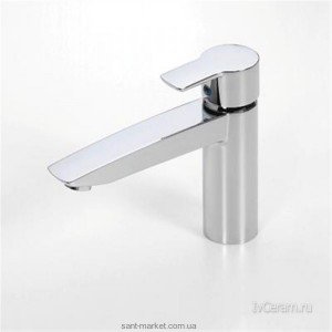 Смеситель для раковины однорычажный с донным клапаном Oras колекция Cubista хром 2805 F