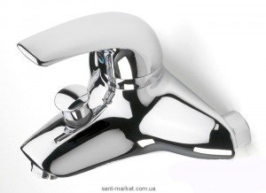 Смеситель однорычажный для ванны с коротким изливом Oras коллекция Vienda хром 1740Y