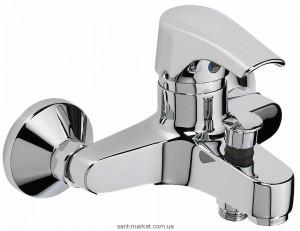 Смеситель однорычажный для ванны с коротким изливом Oras коллекция Saga хром 1940Y