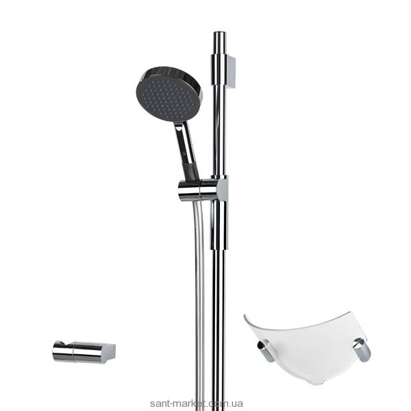 Душевой гарнитур со штангой Oras коллекция Hydra хром 390