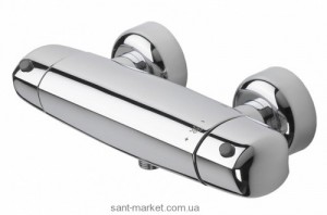 Смеситель для душа настенный двухвентильный с термостатом Oras коллекция Optima хром 7160Y