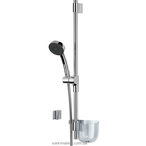 Душовий гарнітур зі штангою Oras колекція Natura з мильницею хром 500