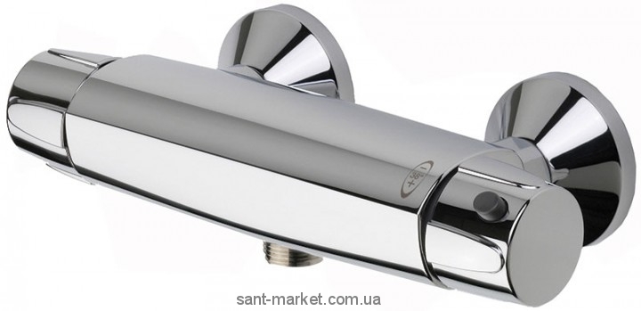 Змішувач для душу настінний двухвентильний з термостатом Oras колекція Nova хром 7460X