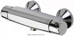 Змішувач для душу настінний двухвентильний з термостатом Oras колекція Nova хром 7460X