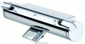 Змішувач з термостатом двухвентильний для ванни Oras колекція Optima хром 7140U