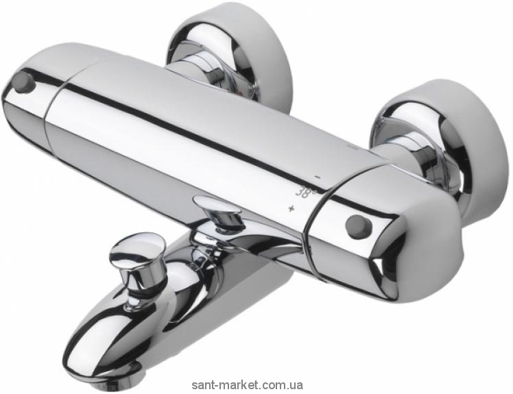 Змішувач з термостатом двухвентильний для ванни Oras колекція Optima хром 7140Y