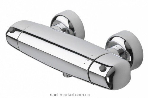 Смеситель для душа настенный двухвентильный с термостатом Oras коллекция Optima хром 7160Y
