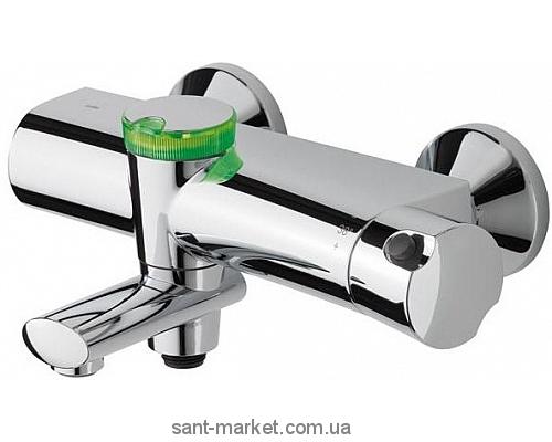 Смеситель с термостатом двухвентильный для ванны Oras коллекция Eterna хром 6375U