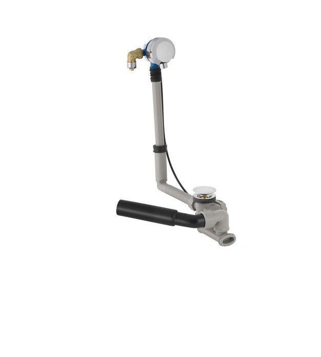 Сифон для ванни Geberit підведення води через злив-перелив 150.710.21.1