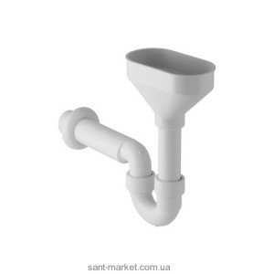 Geberit Сифон с воронкой  белый ПП 152.393.11.1