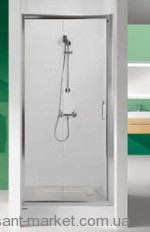 Душевая дверь в нишу SANPLAST стеклянная раздвижная на роликах 90х190 D2/TX5-90-S sb W0 