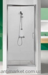 Душові двері в нішу SANPLAST скляна розсувна на роликах 90х190 D2 / TX5-90-S sb W0