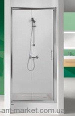 Душові двері в нішу SANPLAST скляна розсувна на роликах 90х190 D2 / TX5-90-S sb W0
