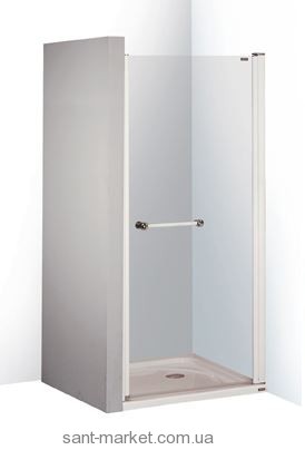 Душевая дверь в нишу SANPLAST PRESTIGE II стеклянная распашная 80х185 DJP-PRII/EX-80-S W0 