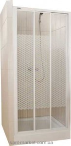 Душевая дверь в нишу SANPLAST Classic стеклянная раздвижная на роликах 120х185 DTr-c-120 