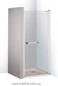 Душові двері в нішу SANPLAST PRESTIGE II скляна орні 80х185 DJP-PRII / EX-80-S W0