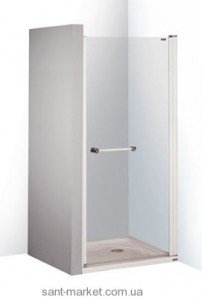 Душевая дверь в нишу SANPLAST PRESTIGE II стеклянная распашная 80х185 DJP-PRII/EX-80-S MC