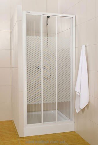 Душові двері в нішу SANPLAST Classic скляна розсувна на роликах 90х185 DTR-c-90