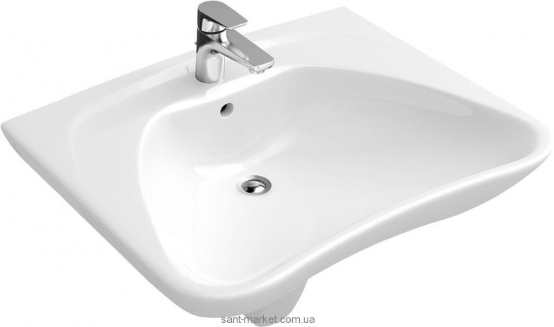 Раковина для ванної підвісна Villeroy & Boch колекція O.Novo біла 71190001