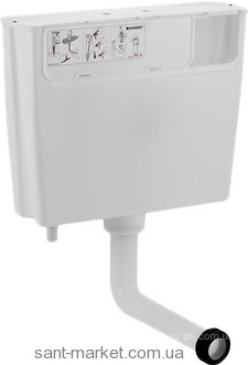 Бачок для унітазу прихований Geberit Duofix з механізмом змиву 13.2х46.4х35.5 109.721.00.1