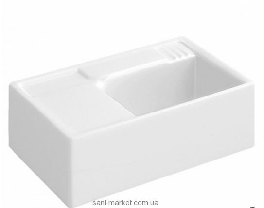 Раковина для ванної накладна Villeroy & Boch колекція O.Novo біла 63430001