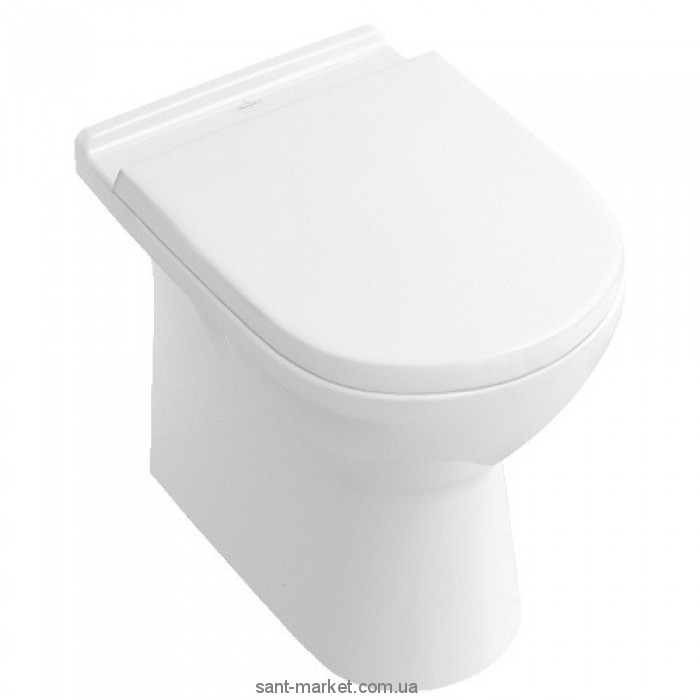 Унітаз підлоговий компакт Villeroy & Boch колекція O.Novo 56571001