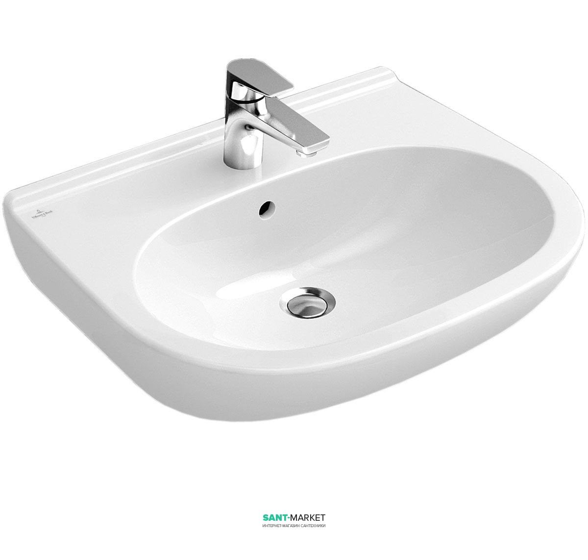 Раковина для ванной подвесная Villeroy&Boch коллекция O.Novo белая 51606001