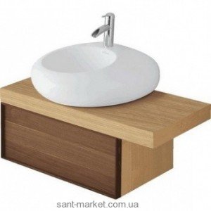 Тумба під раковину Villeroy & Boch Pure Stone ліва 100x45x32 бежева 95710L00