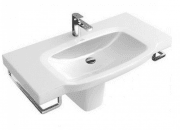 Раковина для ванної підвісна умивальник-стільниця Villeroy & Boch колекція Sentique біла 5142A001